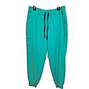 Figs Women's Size XL-P Jogger Uniform Pant Pull On Elastic Waist Teal W23SW2014P